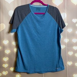 Patagonia Blue and Gray T-shirt